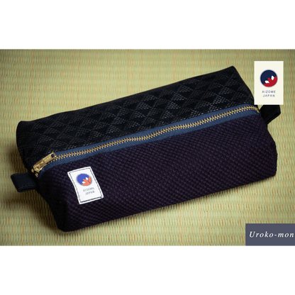 Aizome Japan - aizome-dyed pouch - made in Japan
