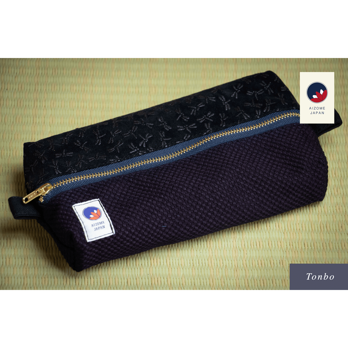Aizome Japan - aizome-dyed pouch - made in Japan