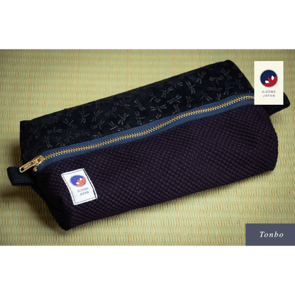 Aizome Japan - aizome-dyed pouch - made in Japan