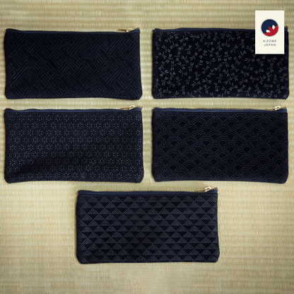 Aizome Japan - aizome-dyed pen-case - made in Japan