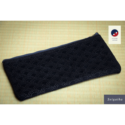 Aizome Japan - aizome-dyed pen-case - made in Japan