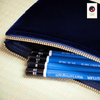 Aizome Japan - aizome-dyed pen-case, velvet finish - made in Japan