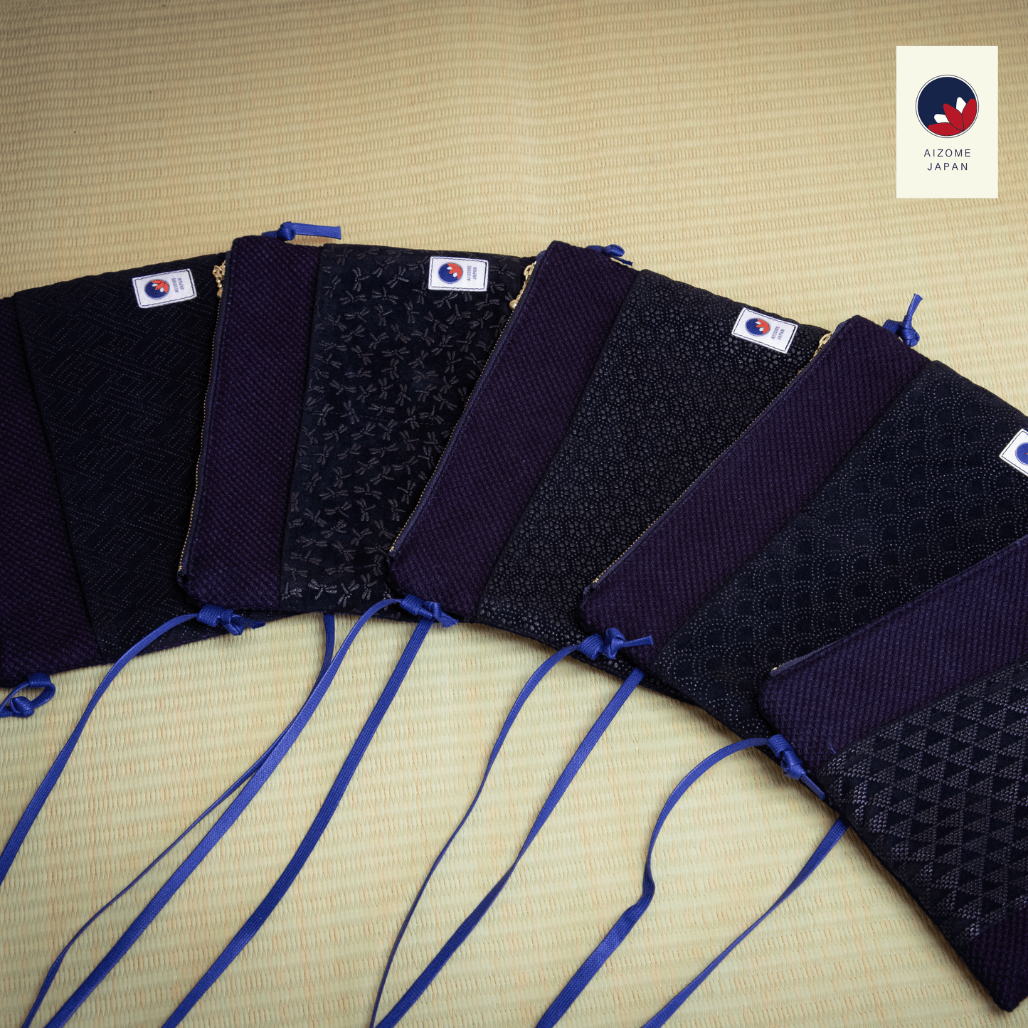 Aizome Japan - aizome-dyed sacoche - made in Japan