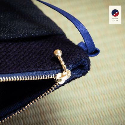 Aizome Japan - aizome-dyed sacoche - made in Japan