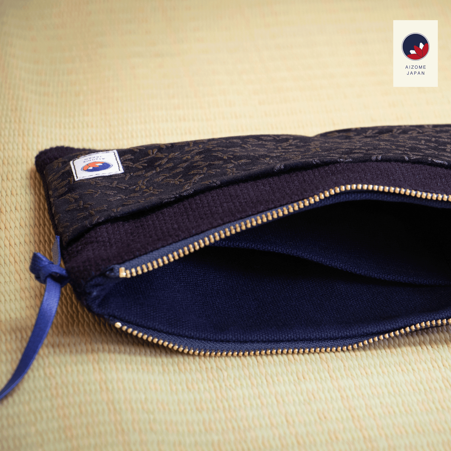 Aizome Japan - aizome-dyed sacoche - made in Japan
