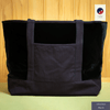 Aizome Japan Tote-Style Aizome-Dyed Bogu Bag – Velvet Finish, Made in Japan