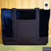 Aizome Japan Tote-Style Aizome-Dyed Bogu Bag – Velvet Finish, Made in Japan