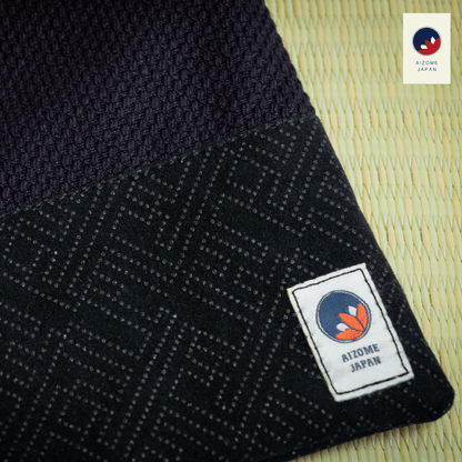 Aizome Japan - Genuine Aizome-Dyed Drawstring Pouch - Made in Japan - made in Japan