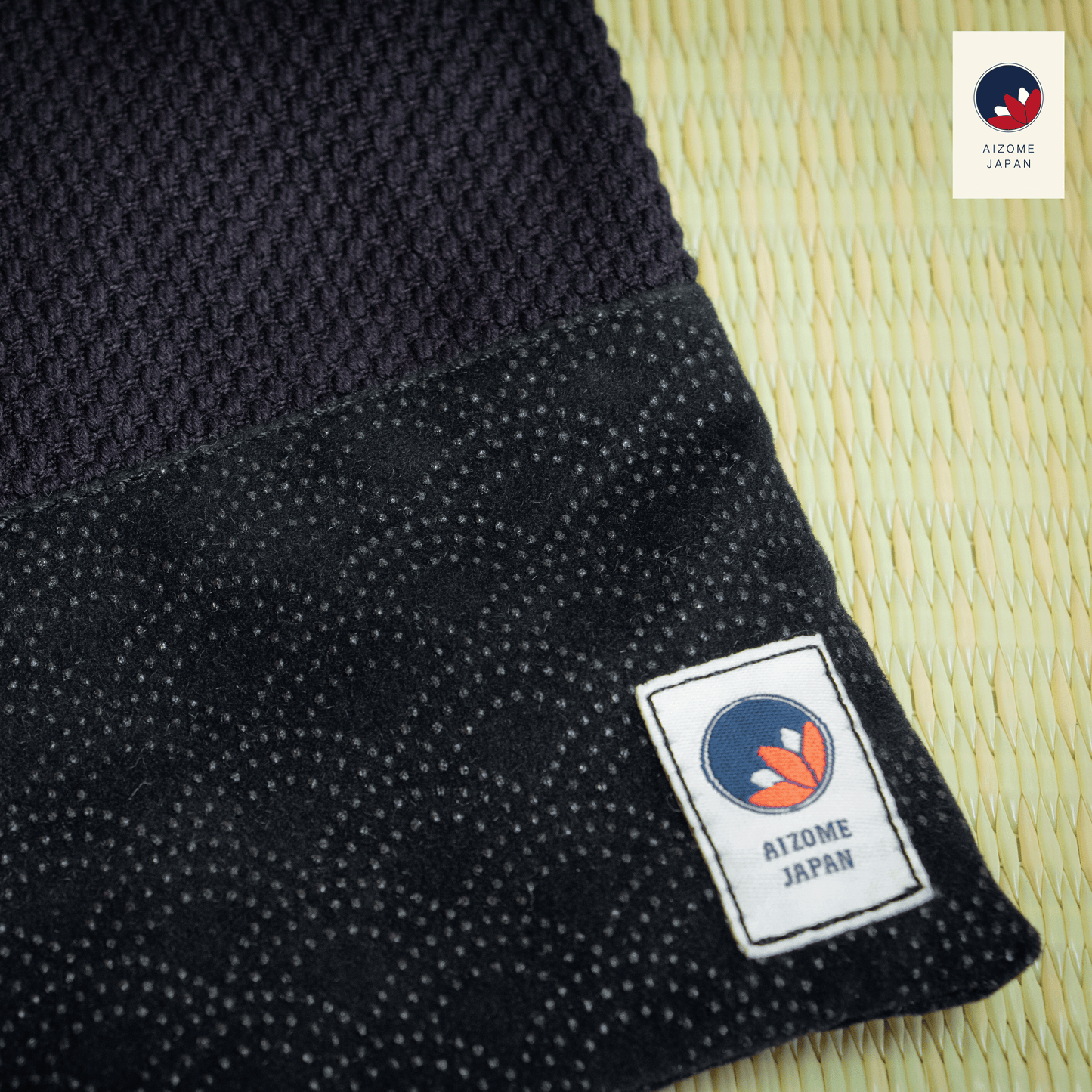 Aizome Japan - Genuine Aizome-Dyed Drawstring Pouch - Made in Japan - made in Japan