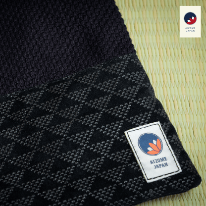 Aizome Japan - Genuine Aizome-Dyed Drawstring Pouch - Made in Japan - made in Japan