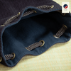 Aizome Japan - Genuine Aizome-Dyed Drawstring Pouch - Made in Japan - made in Japan
