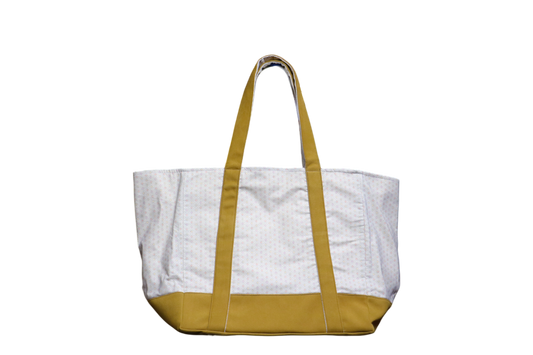 OUTLET  WAGARA TOTE BOGU BAG - ASANOHA WHITE