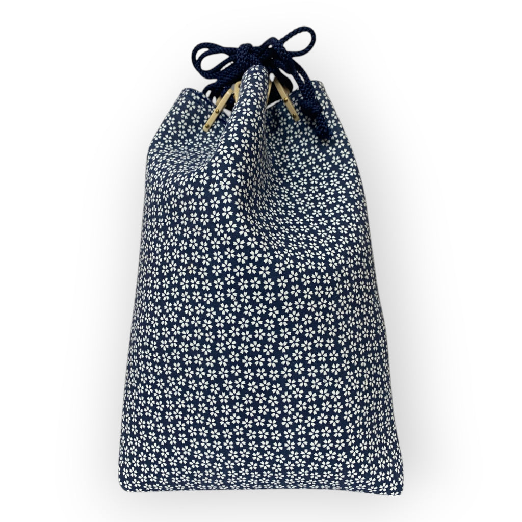 OUTLET - DEER LEATHER-STYLE KINCHAKU BAG KOZAKURA