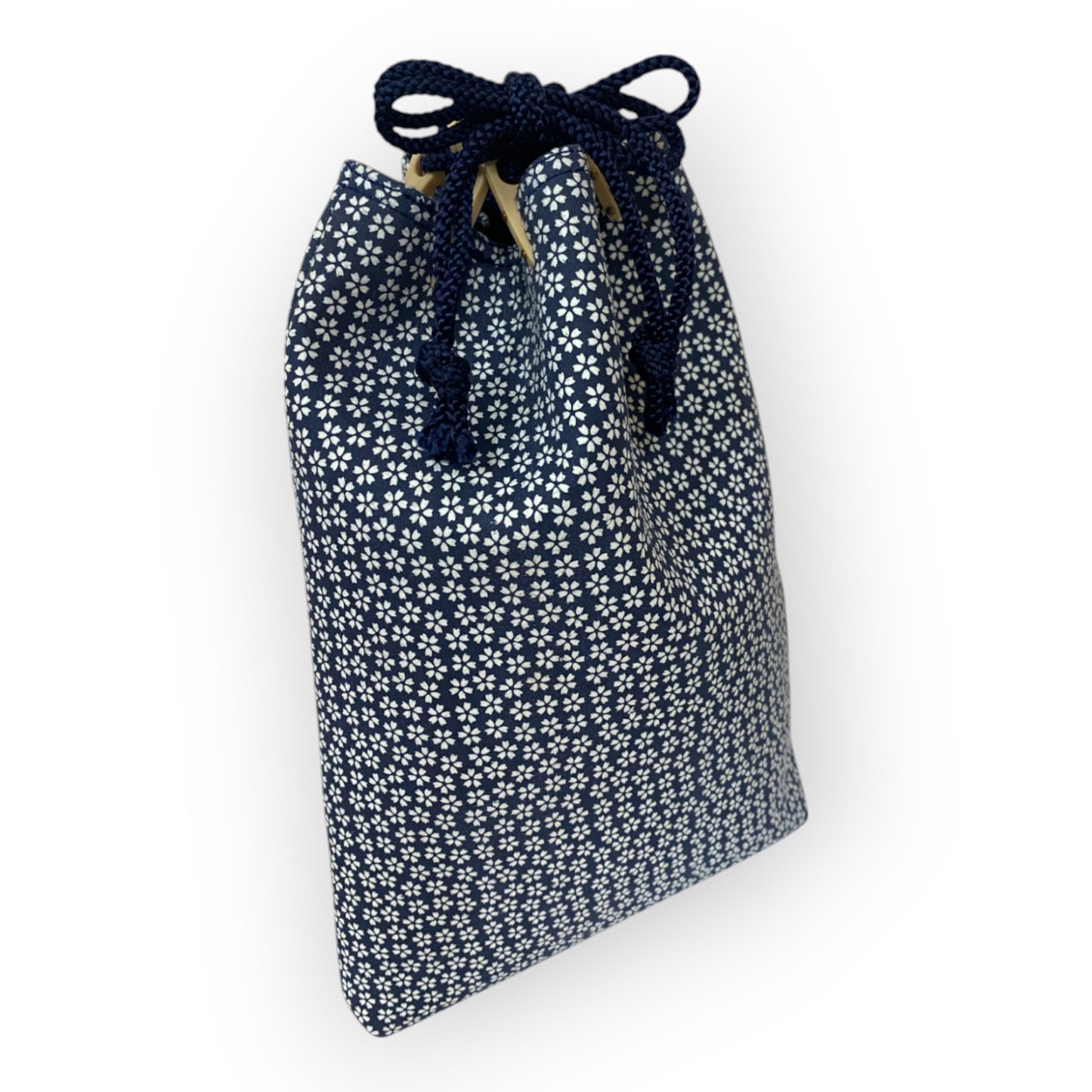 OUTLET - DEER LEATHER-STYLE KINCHAKU BAG KOZAKURA