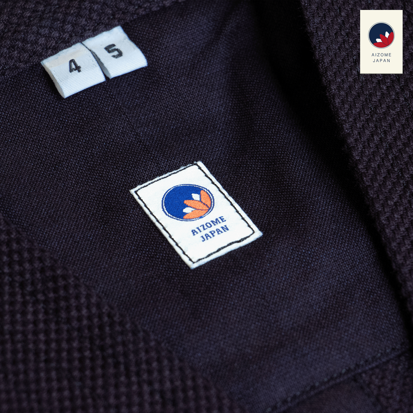 Aizome Japan - Elite Jissen Kendogi - Bushu Kanahashi Fabric