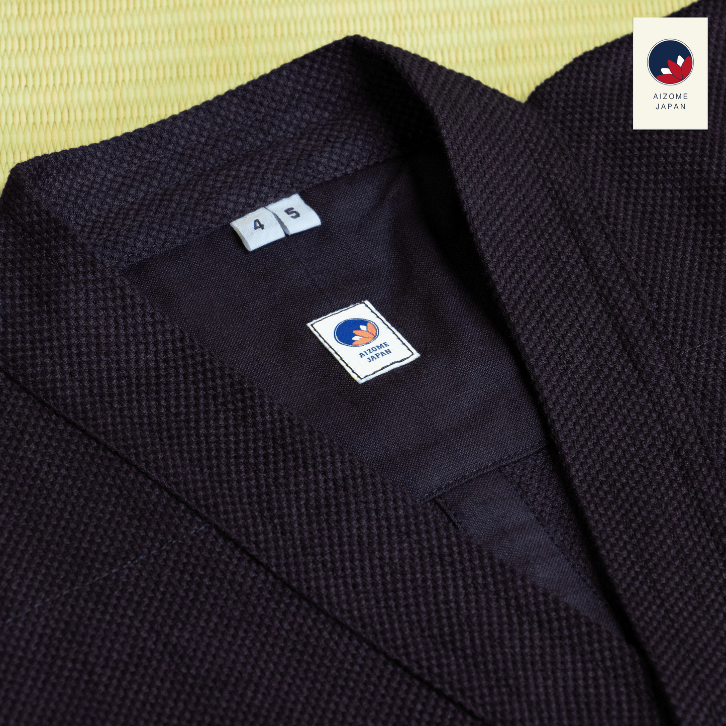 Aizome Japan - Elite Jissen Kendogi - Bushu Kanahashi Fabric