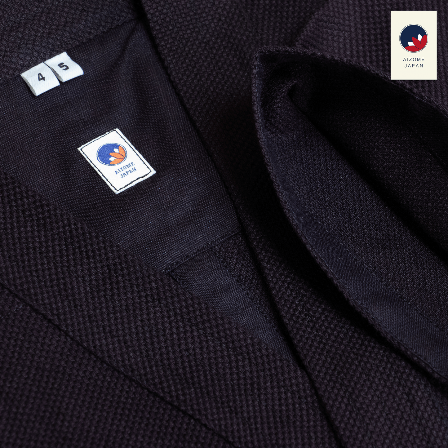 Aizome Japan - Elite Jissen Kendogi - Bushu Kanahashi Fabric