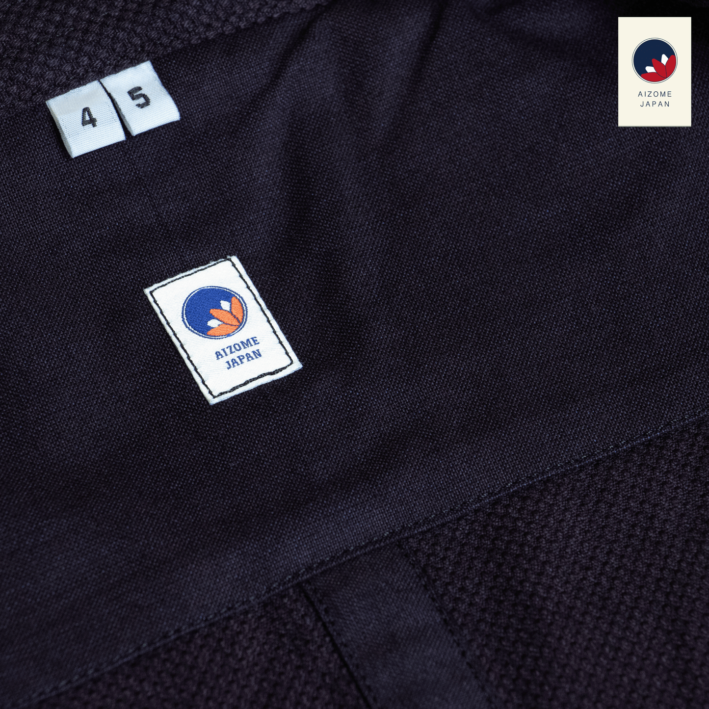 Aizome Japan - Elite Jissen Kendogi - Bushu Kanahashi Fabric
