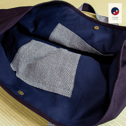 AIZOME JAPAN Aizome-Dyed Tote-Style Bogu Bag