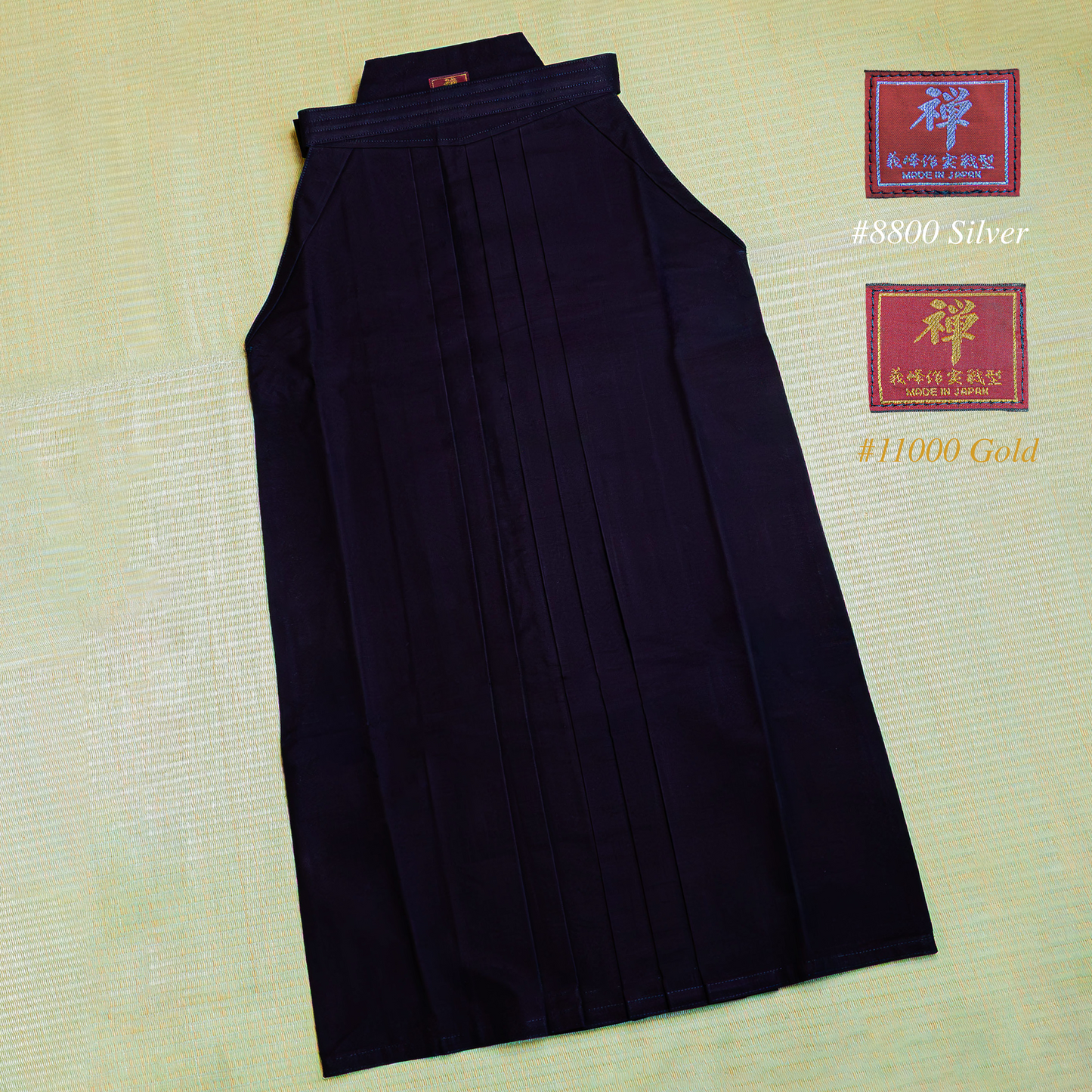 HAKAMA - ZEN - GIHOSAKU JISSENGATA - #11000 GOLD / #8800 SILVER