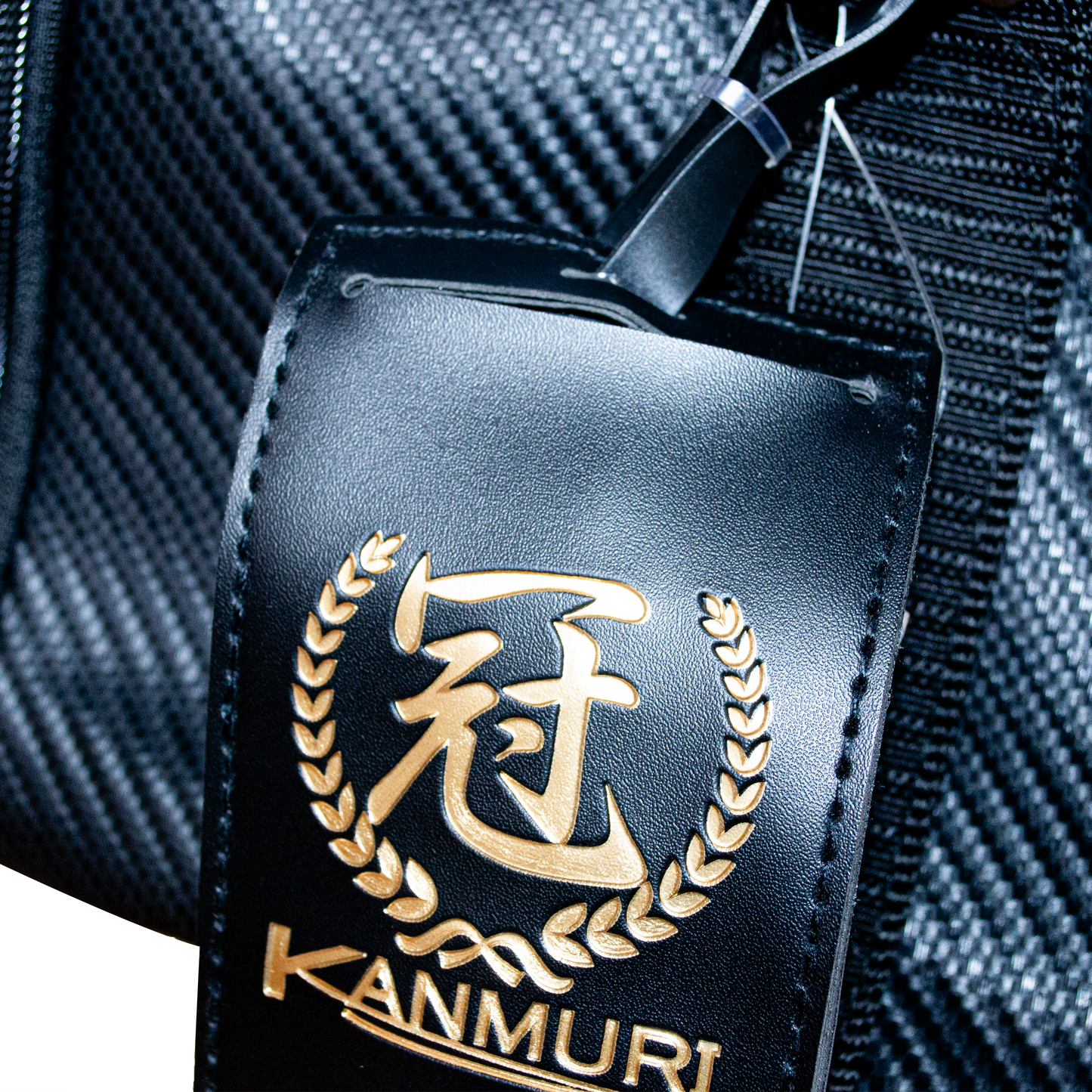 OUTLET - KANMURI COMPACT BOGU BAG BLACK/GOLD - CO-BK