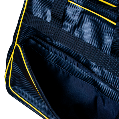 OUTLET - KANMURI COMPACT BOGU BAG BLACK/GOLD - CO-BK