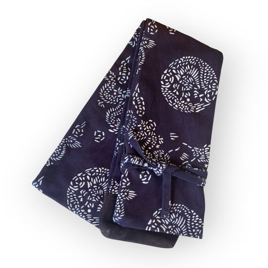 OUTLET - COTTON NAVY SHINAI BAG