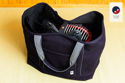 AIZOME JAPAN Aizome-Dyed Tote-Style Bogu Bag