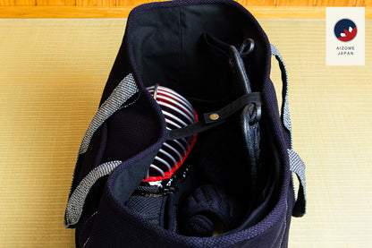 AIZOME JAPAN Aizome-Dyed Tote-Style Bogu Bag