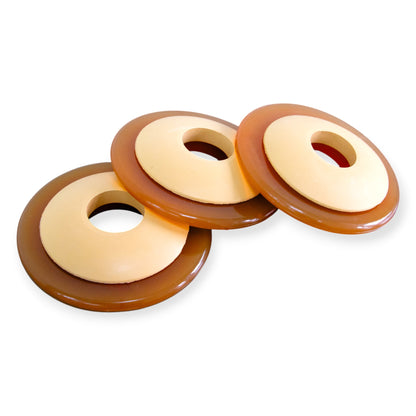 PLASTIC TSUBA & TSUBADOME (PACK of 3)